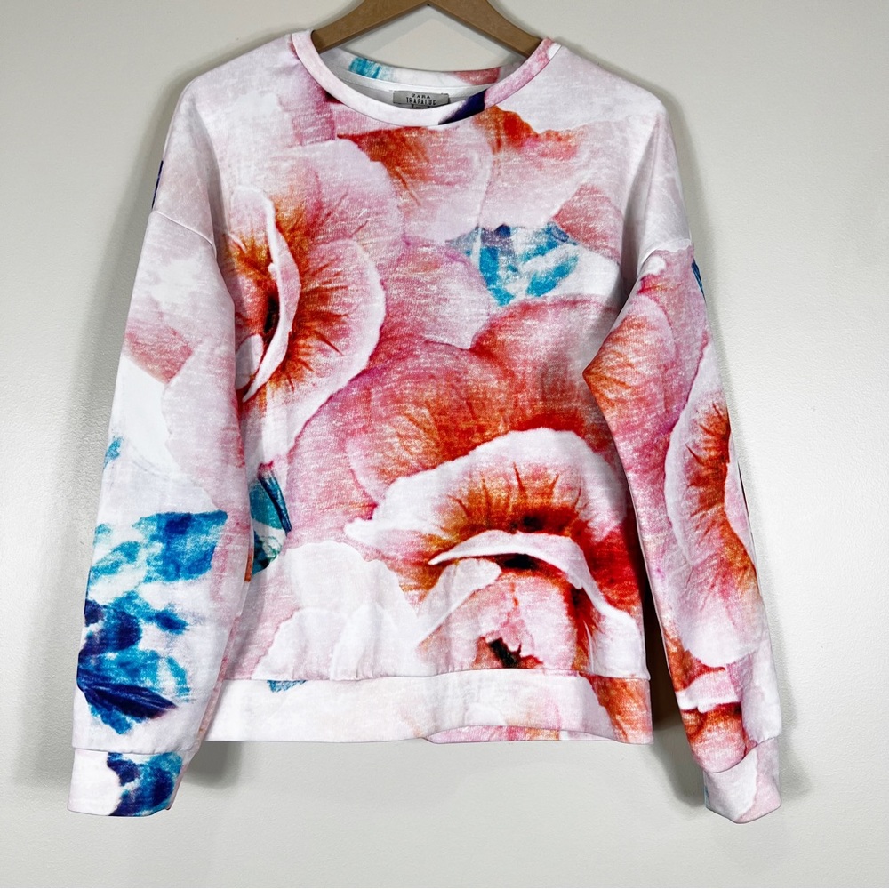 Zara Floral Pullover Top